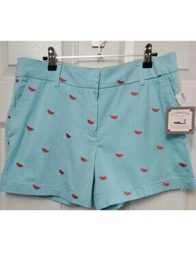 Watermelon Embroidered Shorts Sz 8